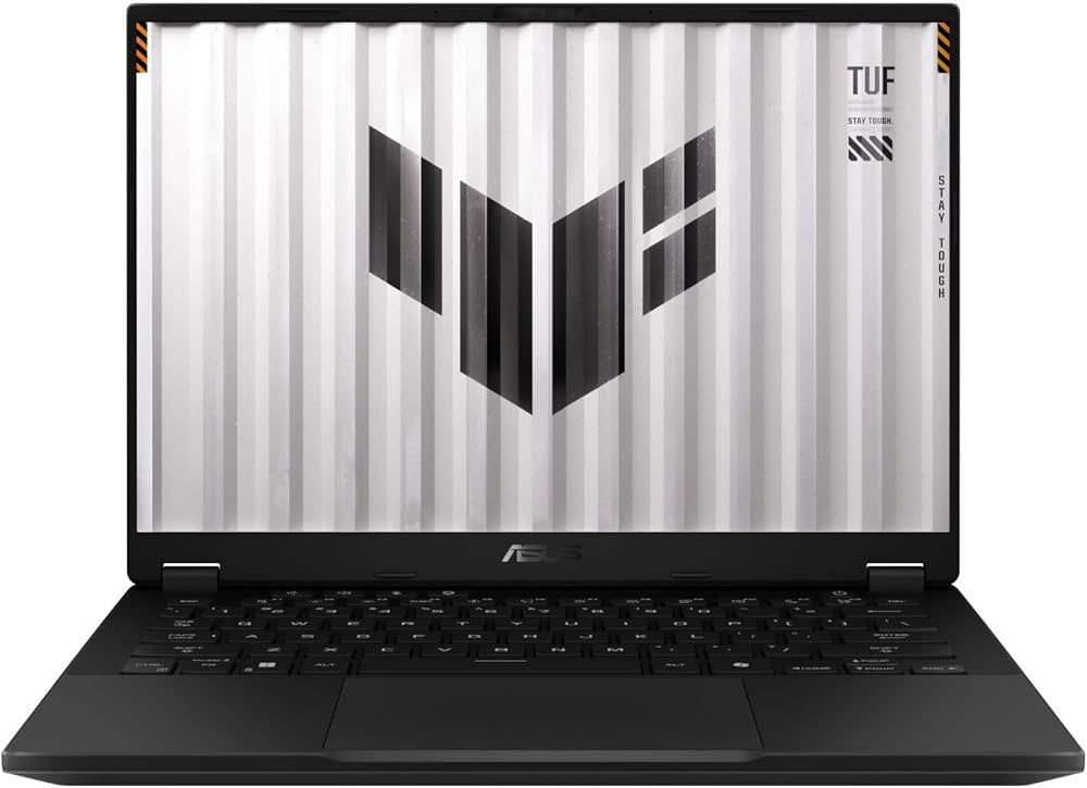 ASUS TUF Gaming A14 FA401WV-RG010W AMD Ryzen AI 9 HX 370 Laptop 35,6 cm (14") WQXGA 32 GB LPDDR5x-SDRAM 1 TB SSD NVIDIA GeForce RTX 4060 Wi-Fi 6E (802.11ax) Windows 11 Home Grau 90NR0J41-M000N0