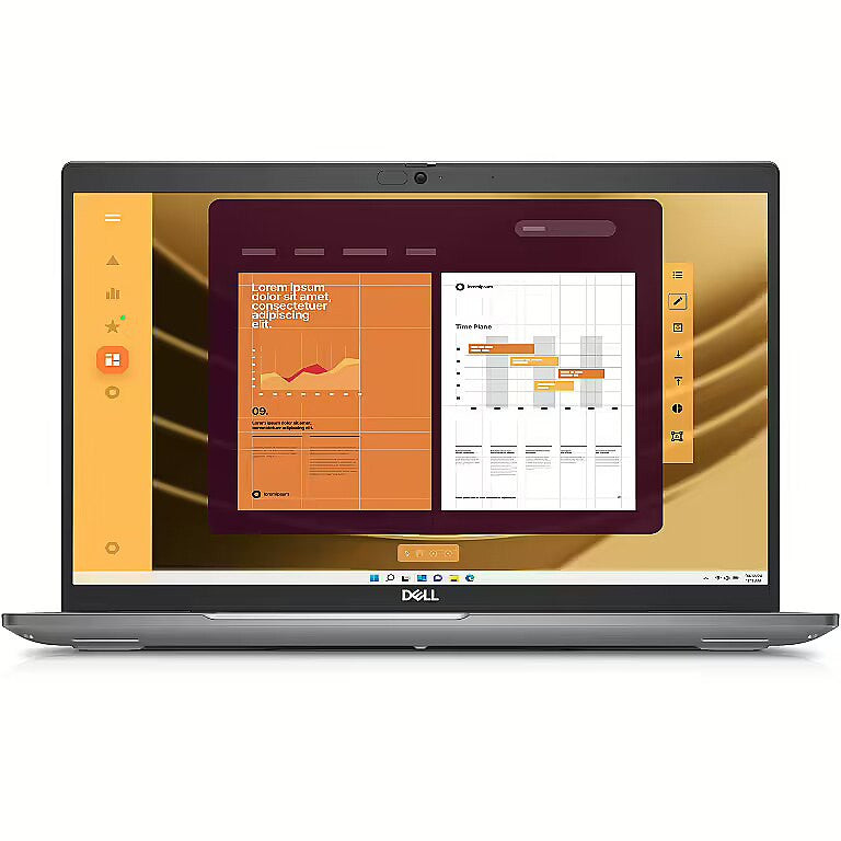 DELL Latitude 5550 Intel Core Ultra 5 125U Laptop 39,6 cm (15.6") Full HD 16 GB DDR5-SDRAM 512 GB SSD Wi-Fi 6E (802.11ax) Windows 11 Pro Französisch Grau