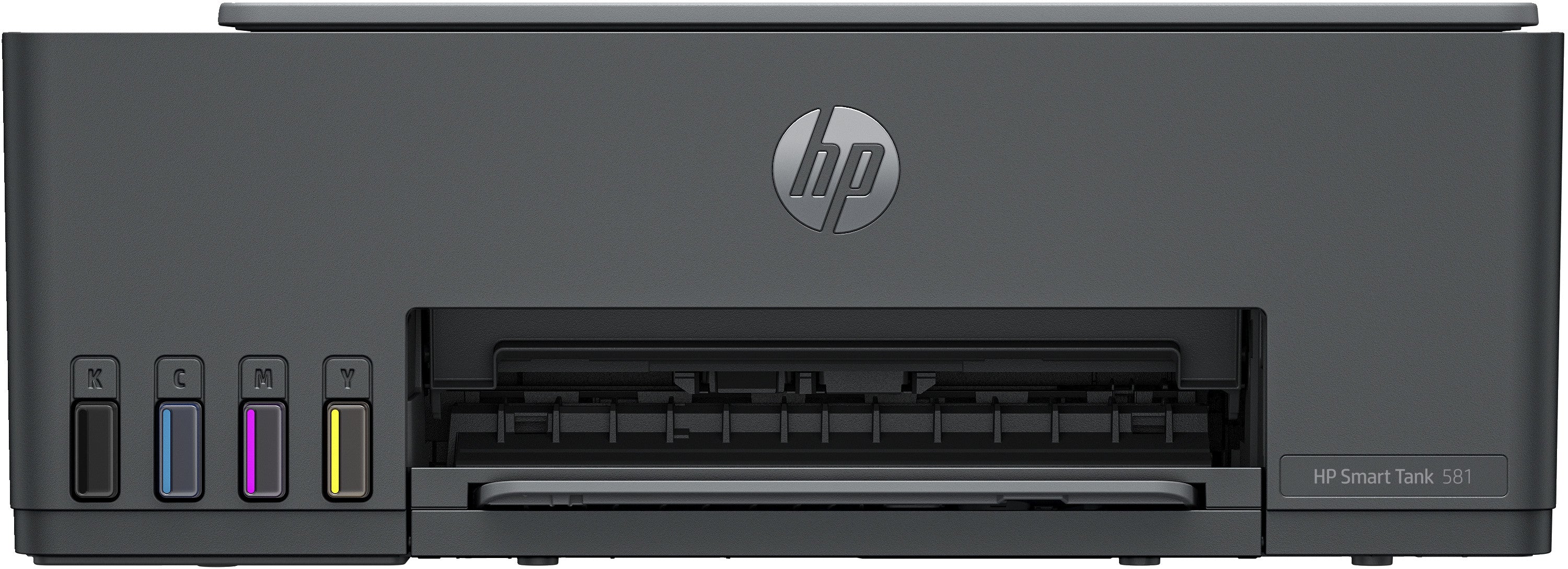 HP Smart Tank 581 All-in-One-Drucker, Heim- und Heimbüro, Drucken, Kopieren, Scannen, kabellos; Großvolumiger Druckertank; Drucken Sie vom Telefon oder Tablet aus; Als PDF scannen
