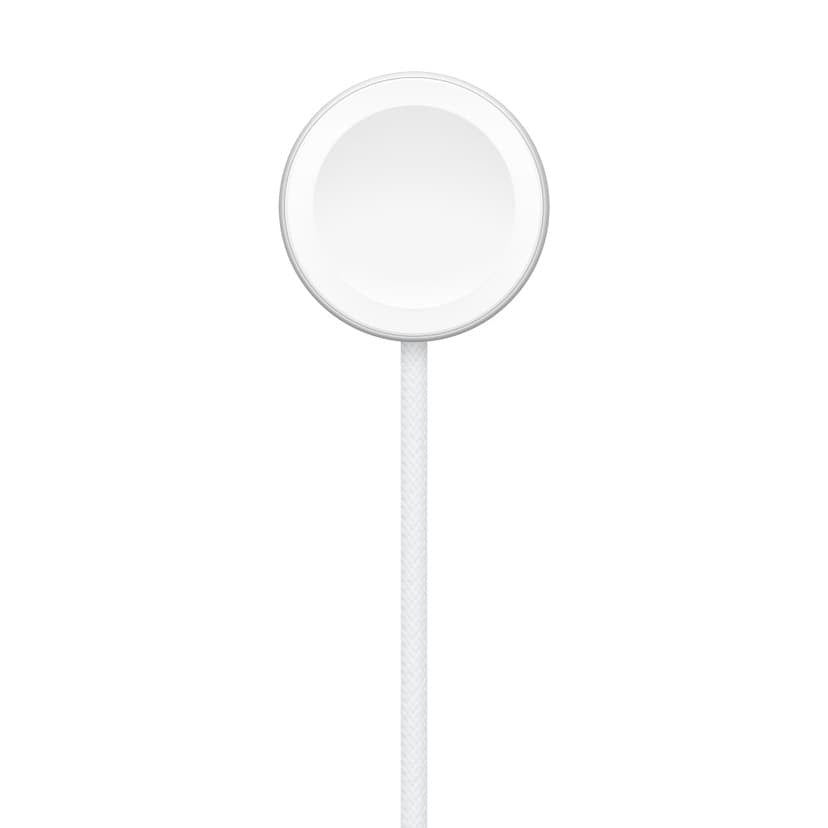 Apple MT0H3ZM/A Ladegerät für Mobilgeräte Smartwatch Weiß USB Kabelloses Aufladen Schnellladung Drinnen