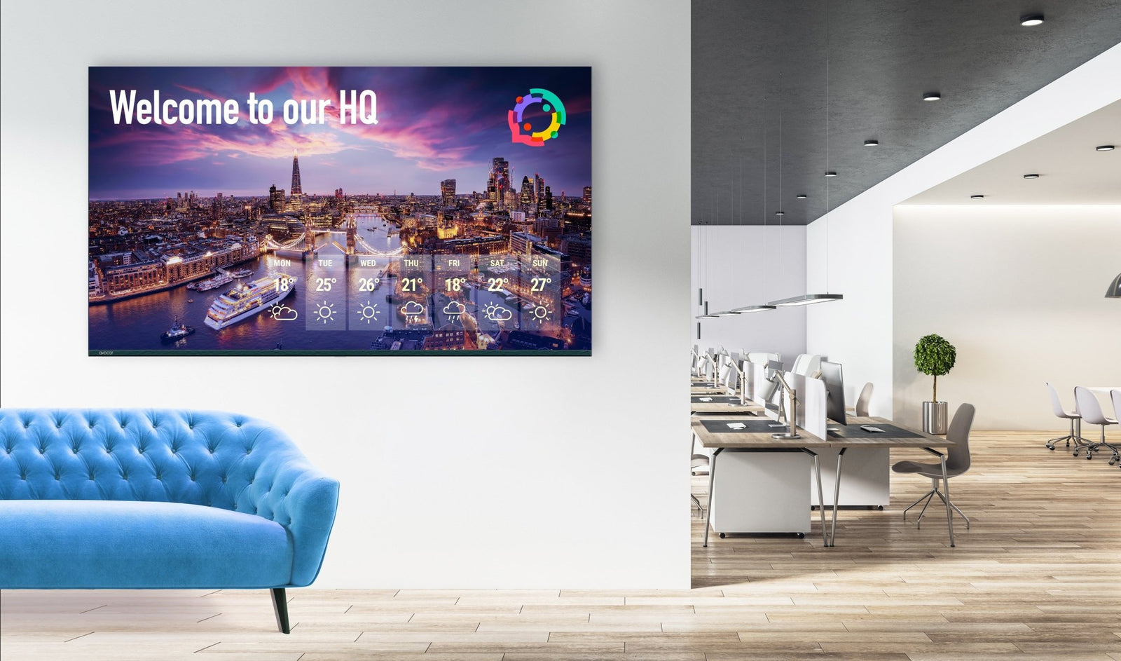 Avocor K-Serie 55" 4K-Bildschirm AVK-5510 - Compridis