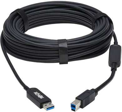 TRIPP - LITE USB 3.2 Gen 1 Plenum-zertifiziertes Glasfaser-aktives optisches Kabel 20 m U328F - 20M - Compridis
