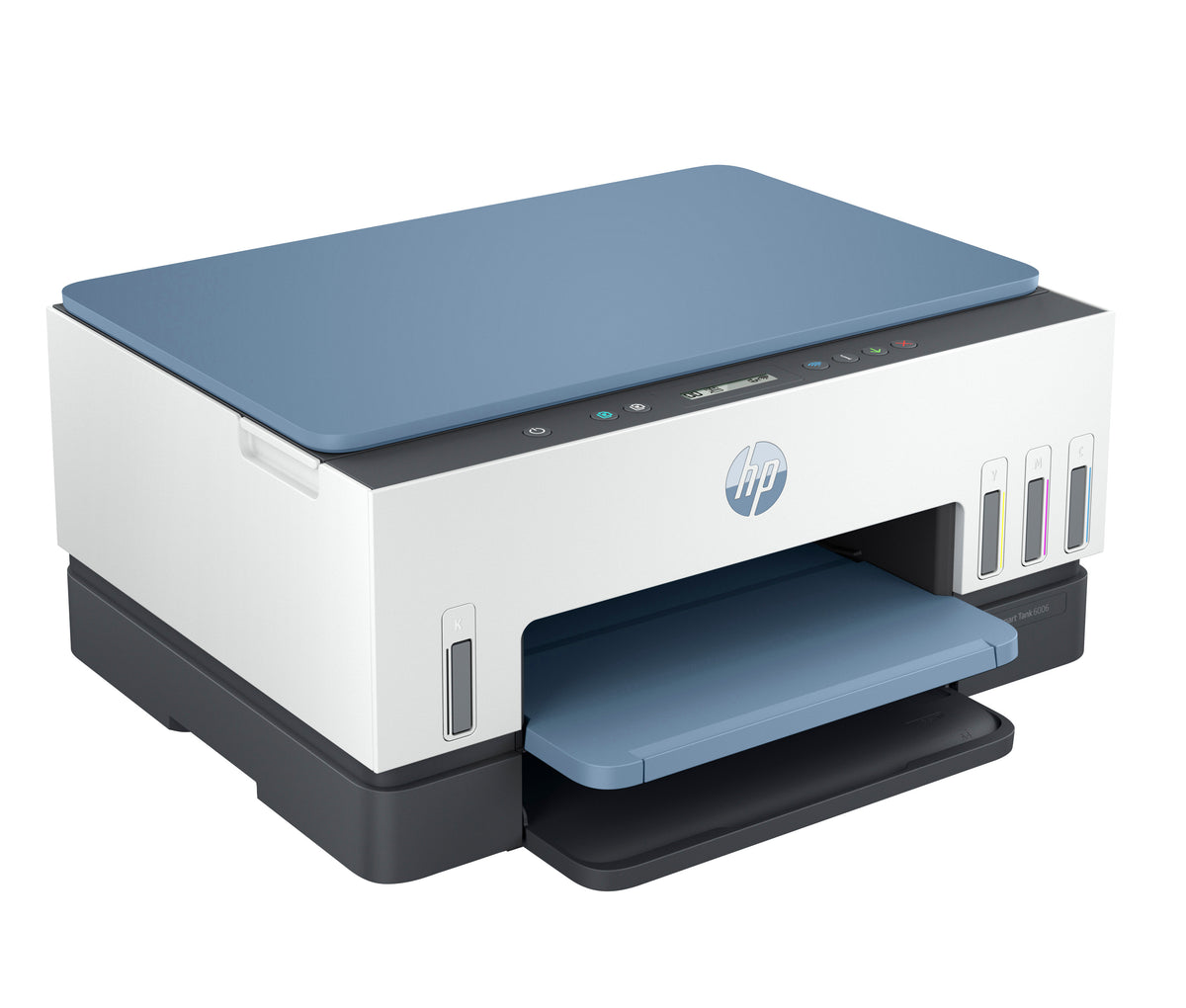 HP Smart Tank 6006 All-in-One Drucker – 12 S./Min SW & 7 S./Min Farbe – Weiß