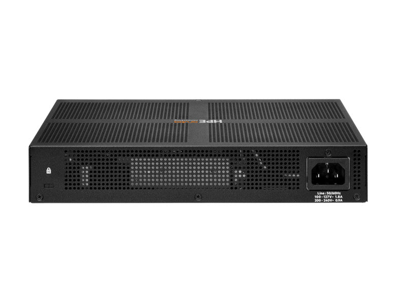 HPE Aruba Networking Aruba 6100 12G Class4 PoE 2G/2SFP+ 139W Managed L3 Gigabit Ethernet (10/100/1000) Power over Ethernet (PoE) 1U Schwarz JL679A#B2C