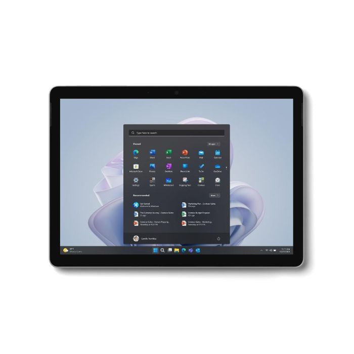 Microsoft Surface Go 4 Intel® N 64 GB 26,7 cm (10.5") 8 GB Wi-Fi 6 (802.11ax) Windows 11 Pro Platin