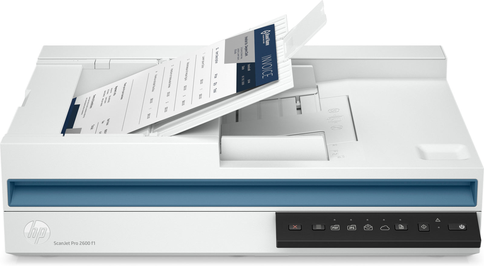 HP ScanJet Pro 2600 f1 (20G05A) A4 Scanner – 600/1200 DPI • White