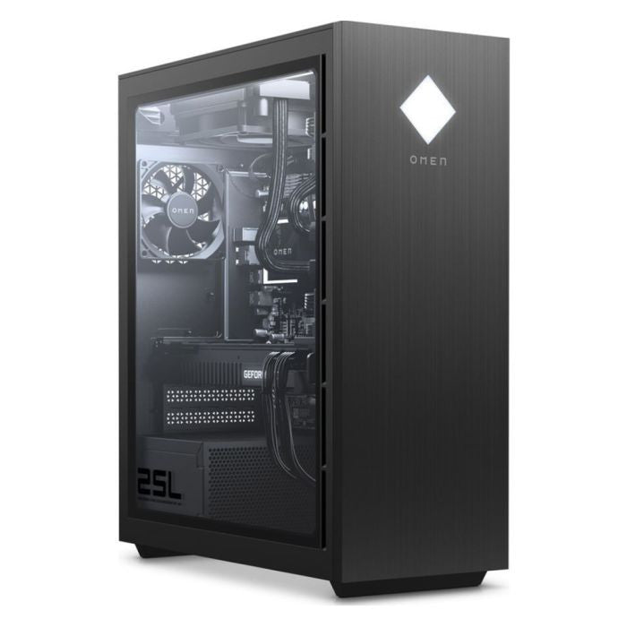 HP OMEN GT11-1500nd Intel® Core™ i7 i7-11700 16 GB DDR4-SDRAM 1 TB SSD AMD Radeon RX 6700 XT Windows 10 Home Tower PC Schwarz