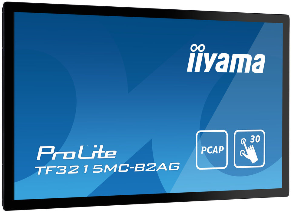iiyama ProLite TF3215MC-B2AG computer monitor 80 cm (31.5") 1920 x 1080 pixels Full HD LED Touchscreen Kiosk Black TF3215MC-B2AG
