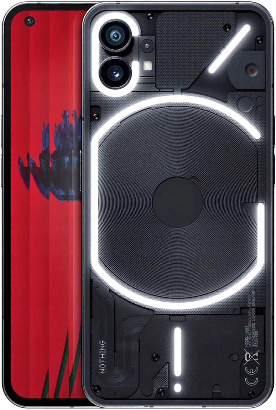 Nothing Phone (1) 16,6 cm (6.55") Dual-SIM 5G USB Typ-C 8 GB 128 GB 4500 mAh Schwarz A10400006