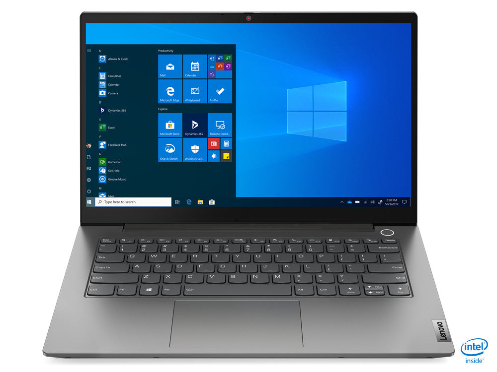 Lenovo ThinkBook 14 G2 ITL Intel® Core™ i5 i5-1135G7 Laptop 35,6 cm (14") Full HD 8 GB DDR4-SDRAM 256 GB SSD Wi-Fi 6 (802.11ax) Windows 10 Pro Deutsch Grau 20VD00M7GE