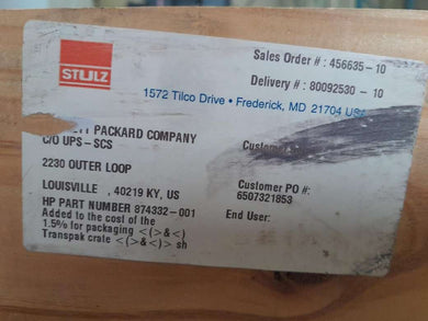 HP Zentrifugalpumpe aus Bronze 193050 189688 Scot Pumpe + Motor 36G687S040G1 874332 - 001 - Compridis