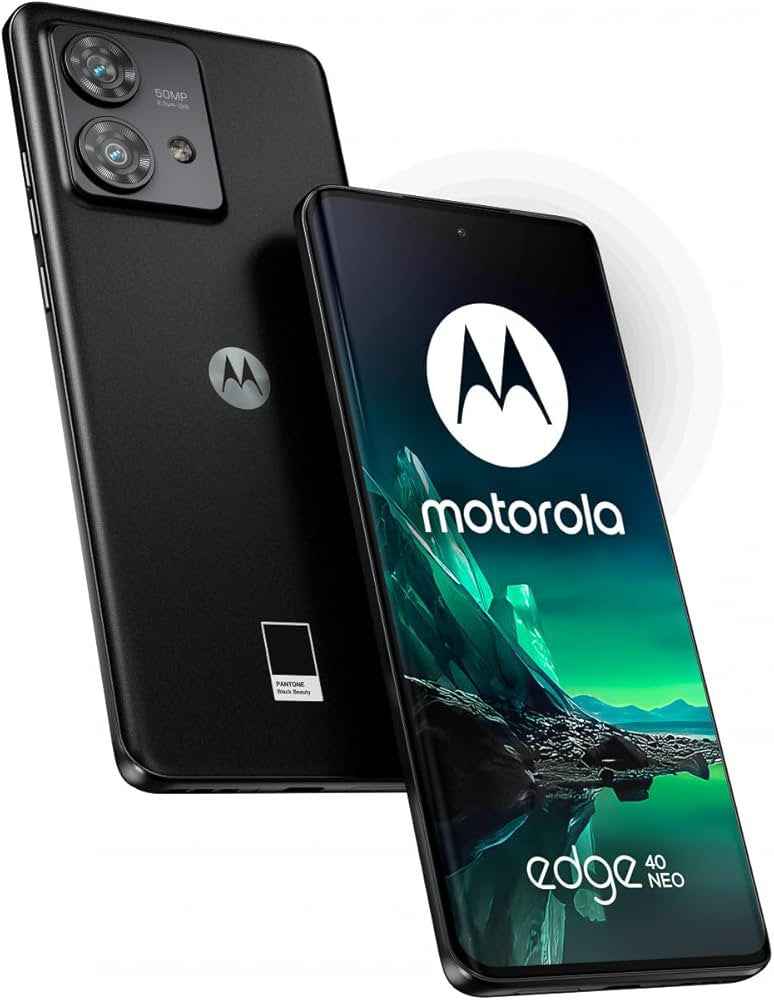 Motorola edge 40 Neo 16,6 cm (6,55 Zoll) Dual-SIM Android 13 5G USB Typ-C 12 GB 256 GB 5000 mAh Schwarz
