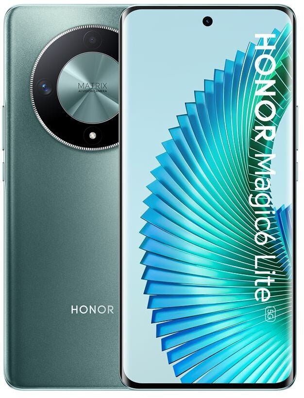Honor Magic6 Lite 5G 17,2 cm (6.78") Dual-SIM Android 13 USB Typ-C 8 GB 256 GB 5300 mAh Grün 5109AWVJ