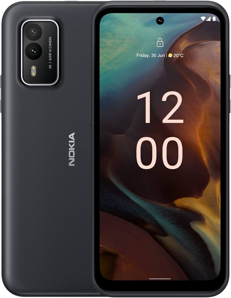 Nokia XR21 16,5 cm (6.49") Dual-SIM Android 12 5G USB Typ-C 6 GB 128 GB 4800 mAh Schwarz NXR21-6/128-BLK