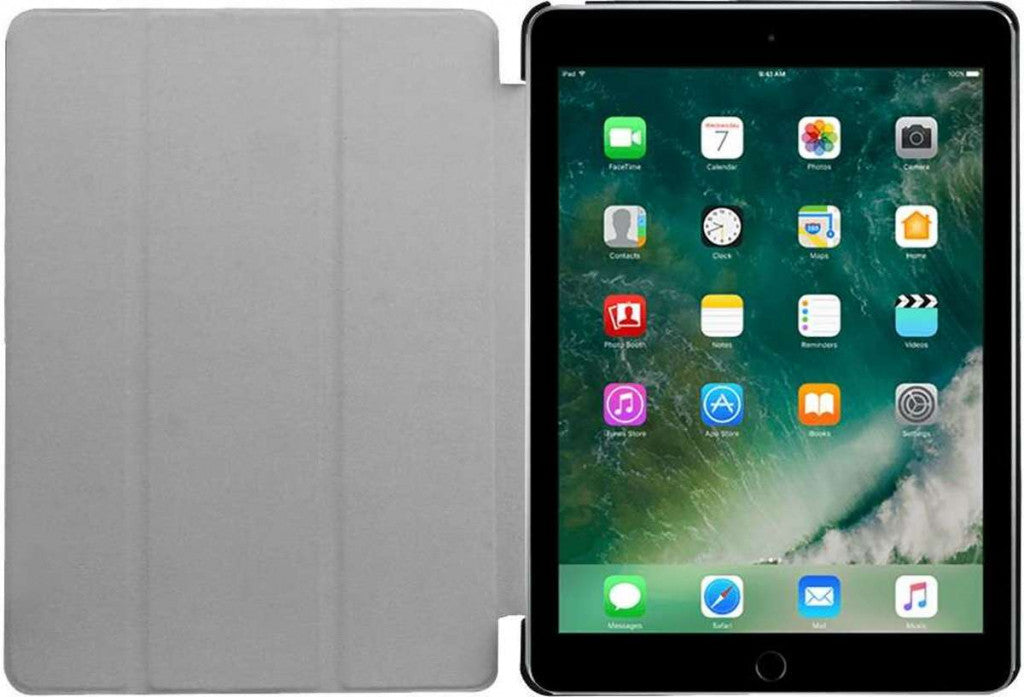 Just in case Hülle für Apple iPad (2017) Smart Tri-Fold Black