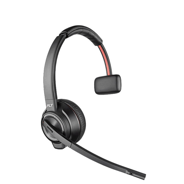 Poly Savi 8210 UC Kopfhörer Kabellos Kopfband Büro/Callcenter Ladestation Schwarz