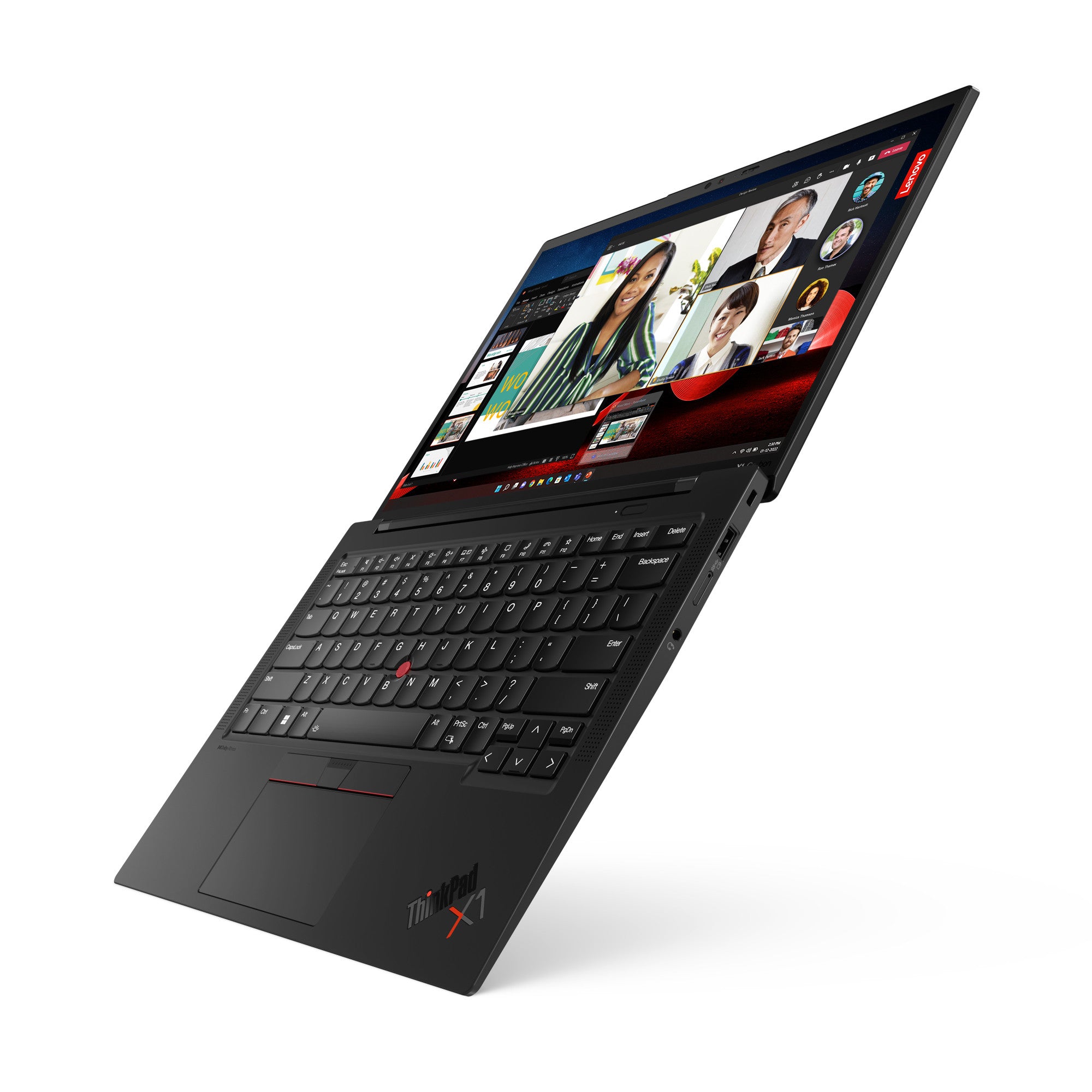 Lenovo ThinkPad X1 Carbon Gen 11 Intel® Core™ i5 i5-1335U Laptop 35,6 cm (14") WUXGA 16 GB LPDDR5-SDRAM 512 GB SSD Wi-Fi 6E (802.11ax) Windows 11 Pro Englisch Schwarz