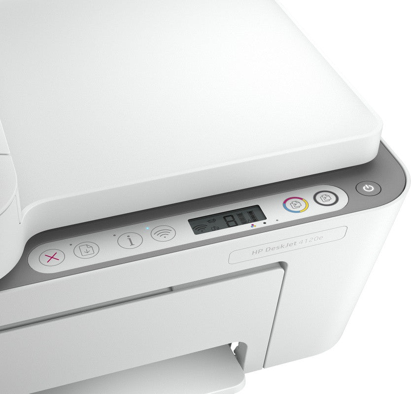 HP DeskJet 4120e Draadloos All-in-One Kleur Printer, Instant Ink; Kopieerapparaat, scanner