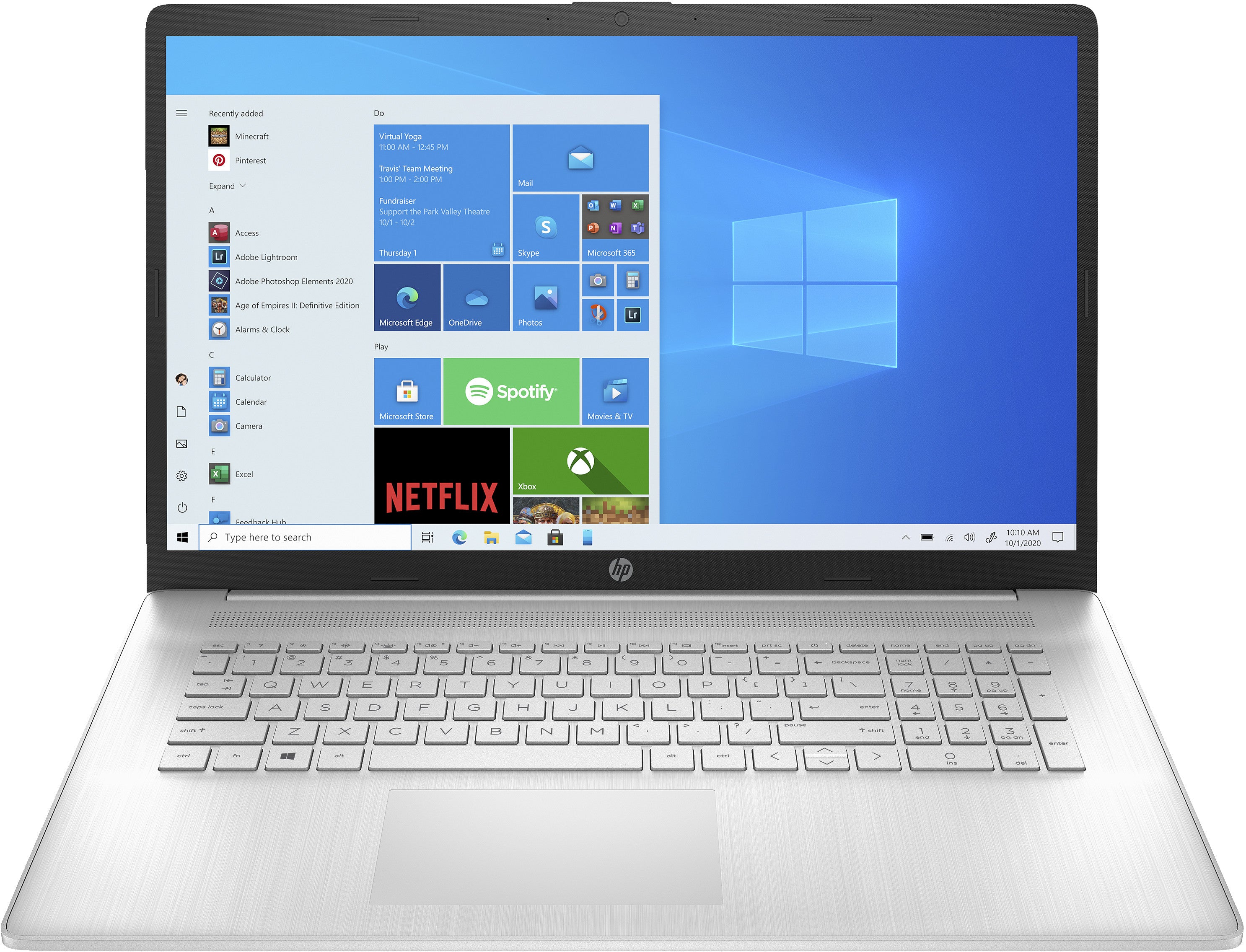 HP 17-CN0XXX I7-1165G7 17" 8GB 512GB MX450 W11H QWERTY US 406R3EA#ABH