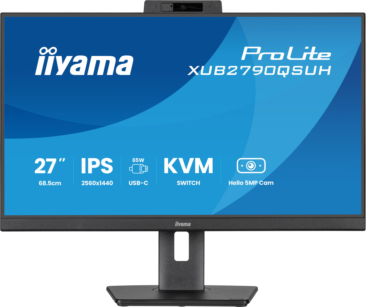 IIYAMA ProLite XUB2790QSUH-B2 27″ IPS QHD 100 Hz USB-C Schwarz
