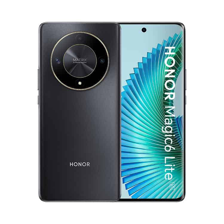 Honor Magic6 Lite 5G 17,2 cm (6.78") Dual-SIM Android 13 USB Typ-C 8 GB 256 GB 5300 mAh Schwarz 5109AWVG