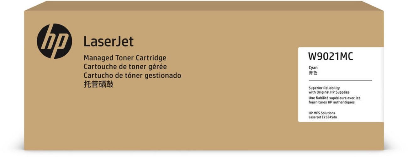 HP Cyan LaserJet-Toner CRTG W9021MC - Compridis