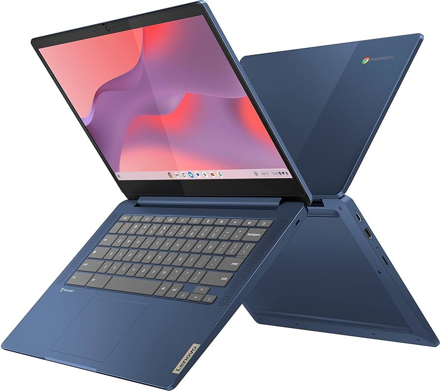 Lenovo IdeaPad Slim 3 Chrome 14M868 MediaTek Kompanio 520 Chromebook 35,6 cm (14") Touchscreen Full HD 8 GB LPDDR4x-SDRAM 128 GB eMMC Wi-Fi 6 (802.11ax) ChromeOS Französisch Grau
