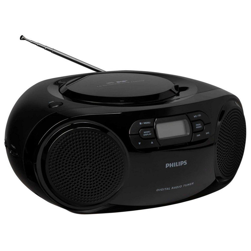 PHILIPS Tragbare Soundmaschine mit Dab+ Radio/CD-Player schwarz AZB500/12