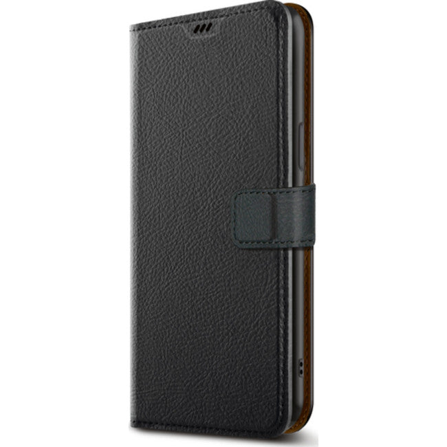 Xqisit Slim Wallet Handyhüllen 17 cm (6,7 Zoll) Brieftaschenhalter Schwarz, Braun