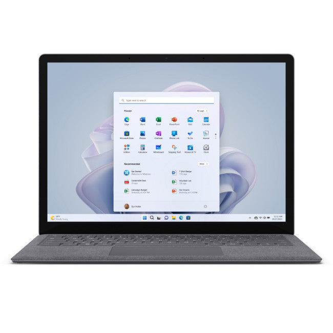 Microsoft Surface Laptop 5 Intel® Core™ i7 i7-1265U 34,3 cm (13.5") Touchscreen 16 GB LPDDR5x-SDRAM 256 GB SSD Wi-Fi 6 (802.11ax) Windows 11 Pro UK Englisch Platin