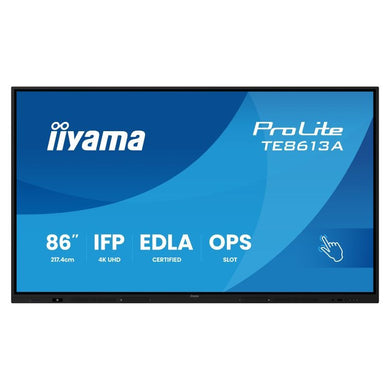 IIYAMA 4K Signage Display Touchscreen (85.6" Wi-Fi TE8613A-B2AG