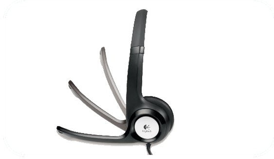 LOGITECH USB-Headset H390 Schwarz 981-000406 
