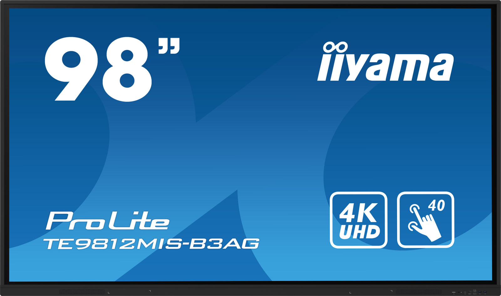 IIYAMA Touch 98" UHD TE9812MIS-B3AG