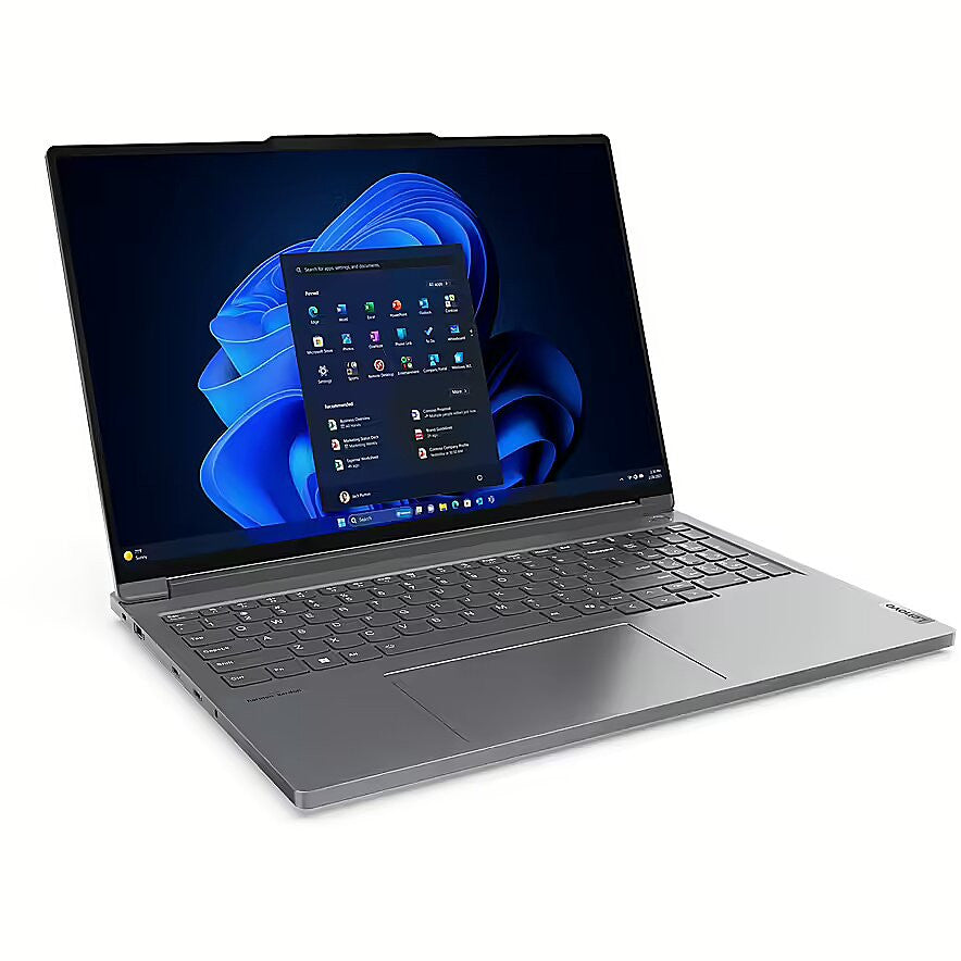 Lenovo ThinkBook 16p G5 IRX Intel® Core™ i7 i7-14650HX Laptop 40,6 cm (16") WQXGA 16 GB DDR5-SDRAM 512 GB SSD NVIDIA GeForce RTX 4060 Wi-Fi 6E (802.11ax) Windows 11 Pro Belgisch Grau
