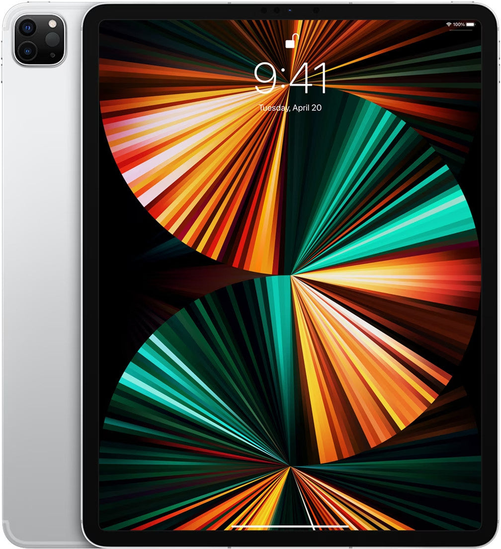 Apple iPad Pro 5G Apple M TD-LTE & FDD-LTE 128 GB 32,8 cm (12.9") 8 GB Wi-Fi 6 (802.11ax) iPadOS 14 Silber