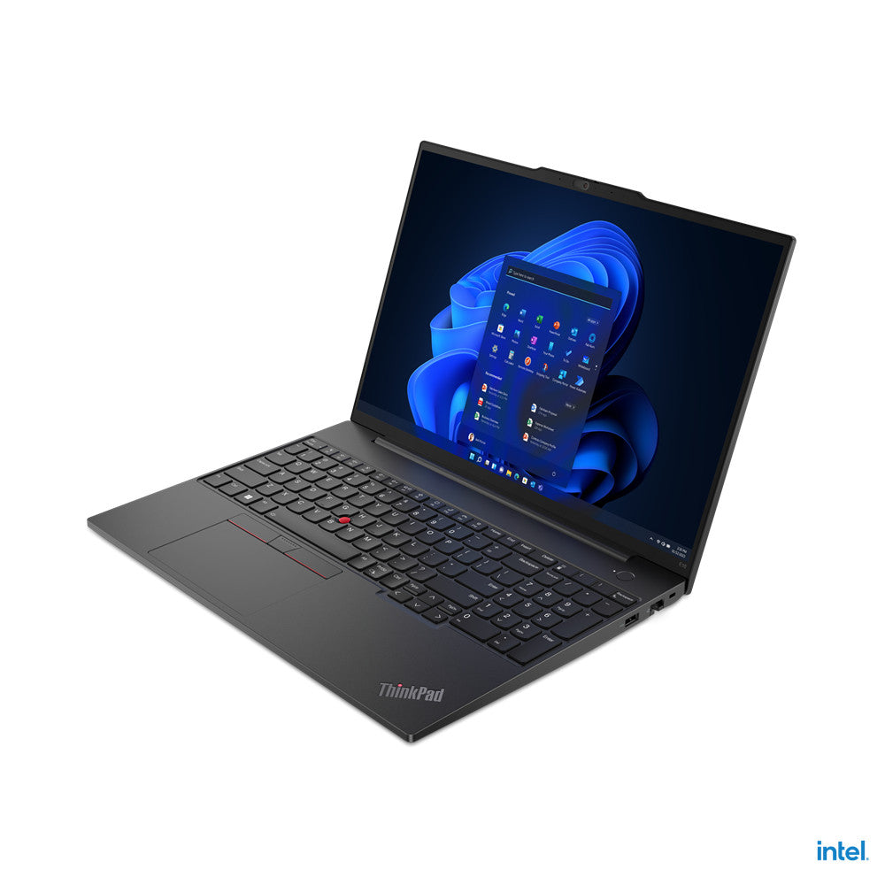 Lenovo ThinkPad E16 Gen 1 (Intel) Intel® Core™ i5 i5-1335U Laptop 40,6 cm (16") WUXGA 8 GB DDR4-SDRAM 256 GB SSD Wi-Fi 6 (802.11ax) Windows 11 Pro UK Englisch Schwarz