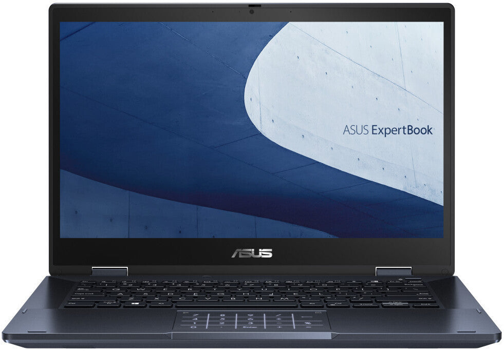 ASUS ExpertBook B3 Flip B3402FBA-EC0623X Intel® Core™ i3 i3-1215U Hybrid (2-in-1) 35,6 cm (14") Touchscreen Full HD 8 GB DDR4-SDRAM 256 GB SSD Wi-Fi 6 (802.11ax) Windows 11 Pro Schwarz