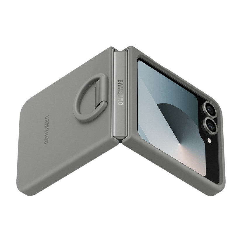 SAMSUNG FLIP6 Silikonhülle Grau EF-PF741TJEGWW