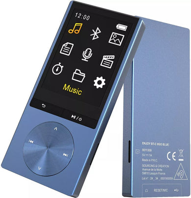 ESSENTIAL Genießen Sie den BT-C 8GB Blue 2024 MP4-Player 8011309 - Compridis