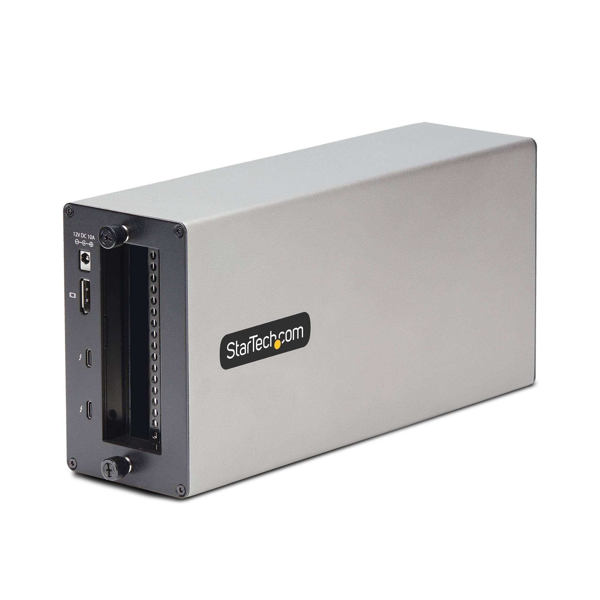 StarTech.com Thunderbolt 3 PCIe Box, Externes Gehäuse mit zwei PCI Express-Steckplätzen, PCIe-Erweiterungsgehäuse für Laptops/Desktops/All-In-Ones, 8K/4K-Ausgabe über TB3/DP 1.4-Ports, Für Videoaufnahme-/Glasfaser-/Ethernet-Karten