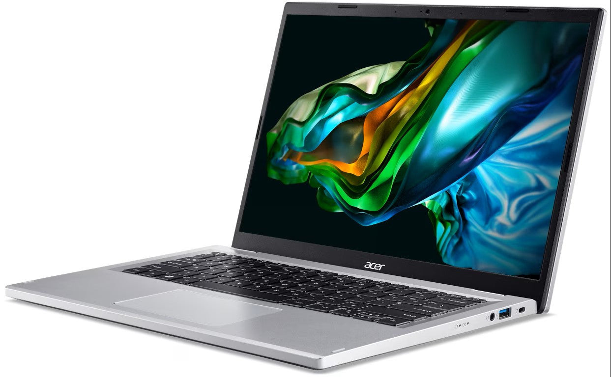Acer Aspire 3 14 A314-42P-R5R7 AMD Ryzen™ 7 5700U Laptop 35,6 cm (14") WUXGA 16 GB LPDDR4x-SDRAM 512 GB SSD Wi-Fi 6 (802.11ax) Windows 11 Home Silber NX.KSFEH.008
