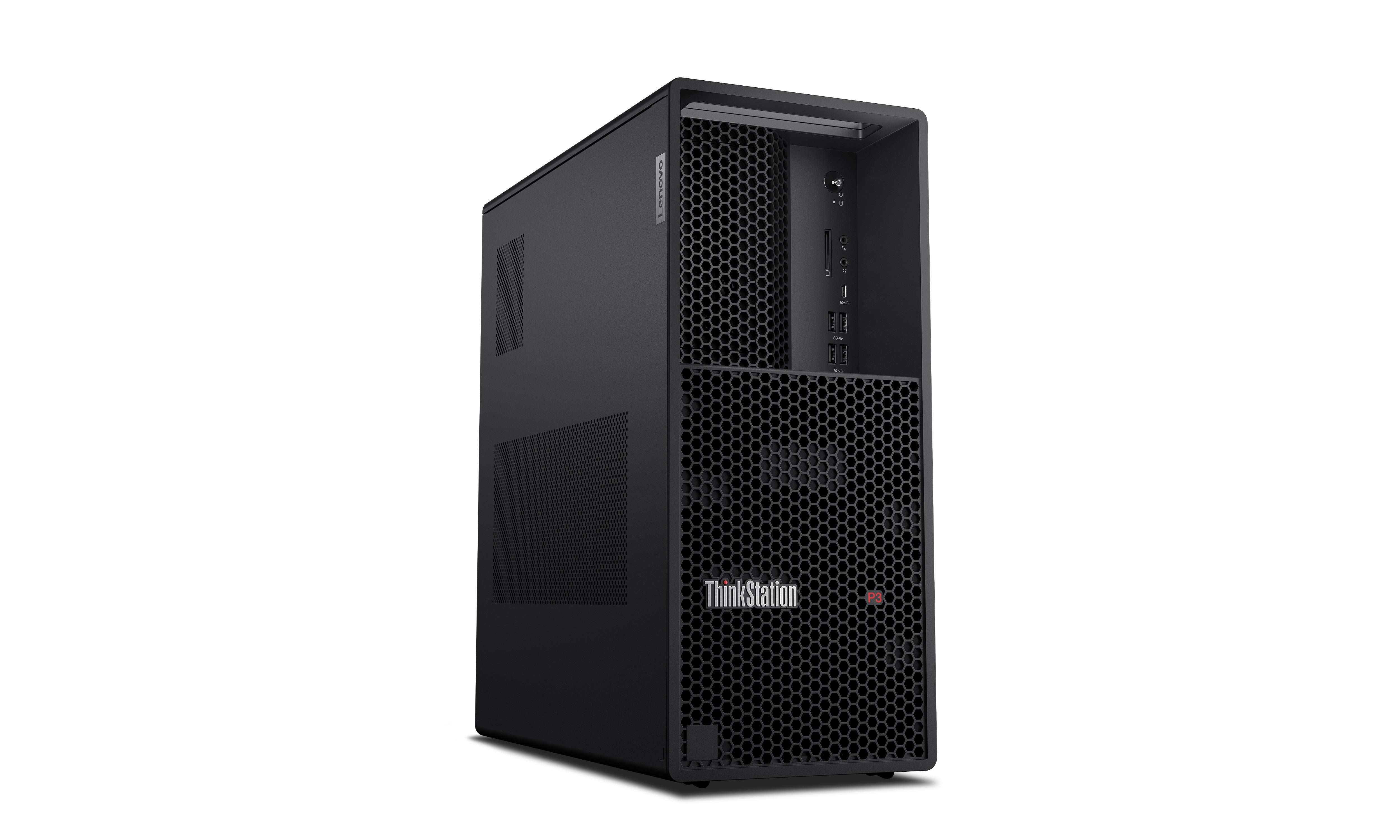 Lenovo ThinkStation P3 Tower Intel® Core™ i7 i7-14700 16 GB DDR5-SDRAM 512 GB SSD Windows 11 Pro Workstation Black 30GS00BDMB