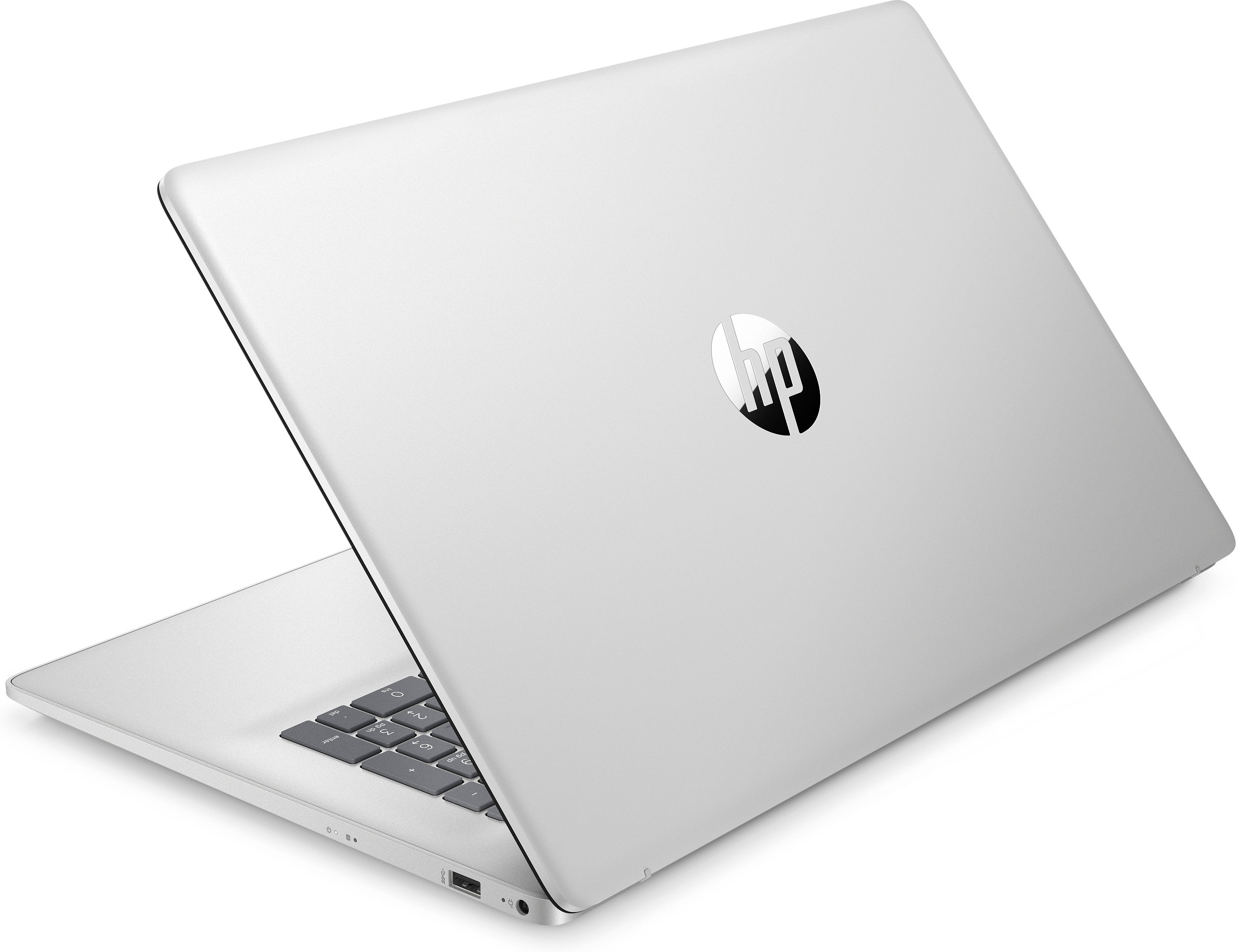 HP 17-cp0276ng AMD Ryzen™ 7 5700U Laptop 43,9 cm (17.3") Full HD 16 GB DDR4-SDRAM 512 GB SSD Wi-Fi 5 (802.11ac) Windows 11 Home Silber 17-cp0276ng