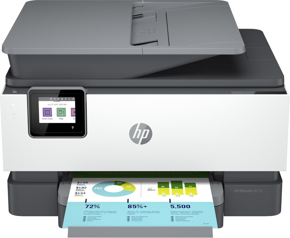 HP OfficeJet Pro 9012e Draadloos All-in-One Kleur Printer, Instant Ink; Dubbelzijdig printen