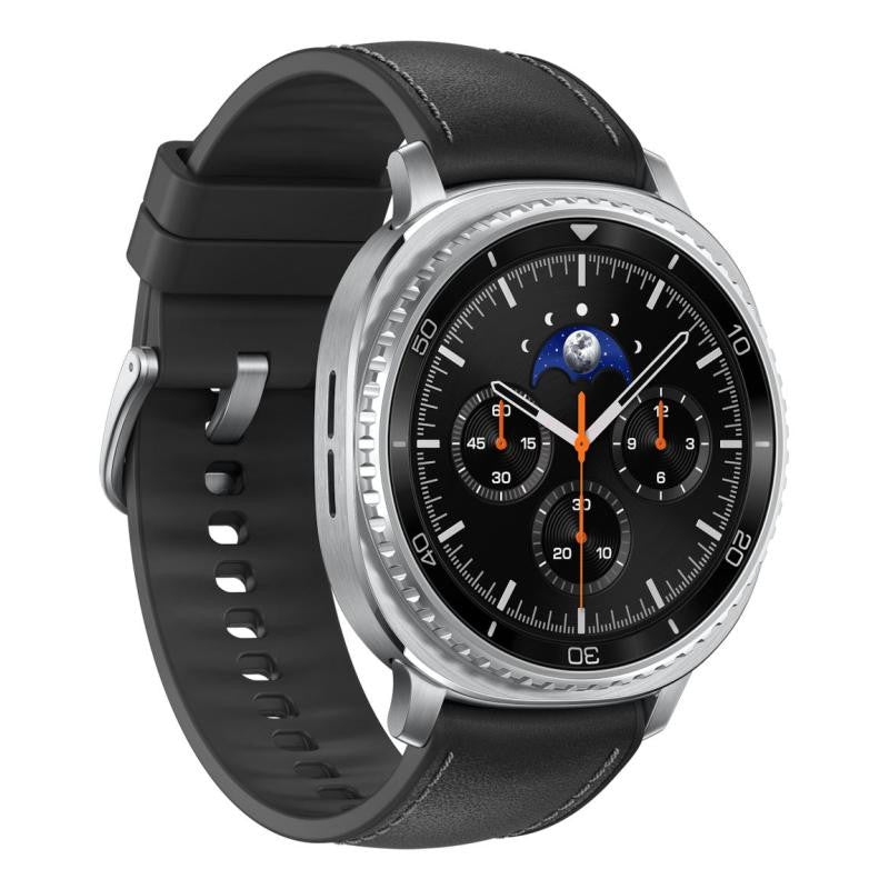 Samsung Galaxy Watch 8 Classic 3.3 cm (1.3") AMOLED 46 mm Digital 438 x 438 pixels Touchscreen Silver Wi-Fi GPS (satellite) SM-L500NZKAEUB