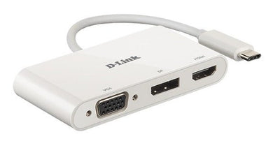 D - LINK 3-in-1 USB-C HDMI/VGA/DisplayPort DUB - V310 - Compridis