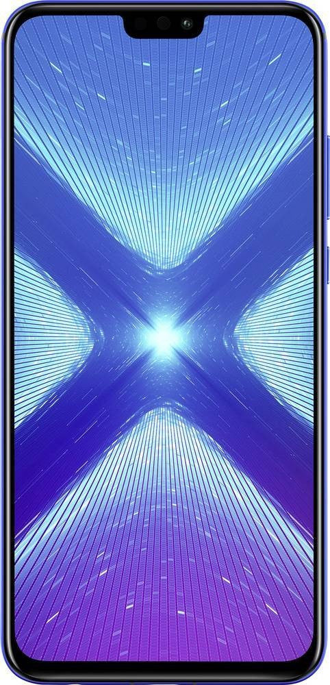 Honor 8X 16,5 cm (6.5") Dual SIM Android 8.0 4G Micro-USB 64 GB 3750 mAh Blauw