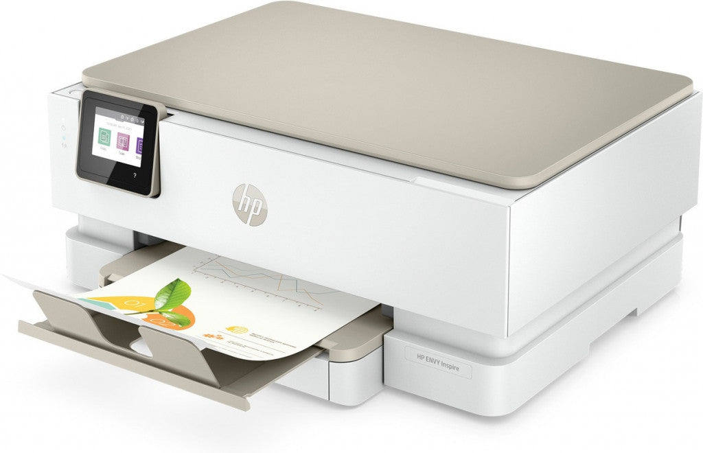 HP ENVY HP Inspire 7224e All-in-One printer, Kleur, Printer voor Home, Printen, kopiëren, scannen, Draadloos; HP+; Geschikt voor HP Instant Ink; Scan naar pdf