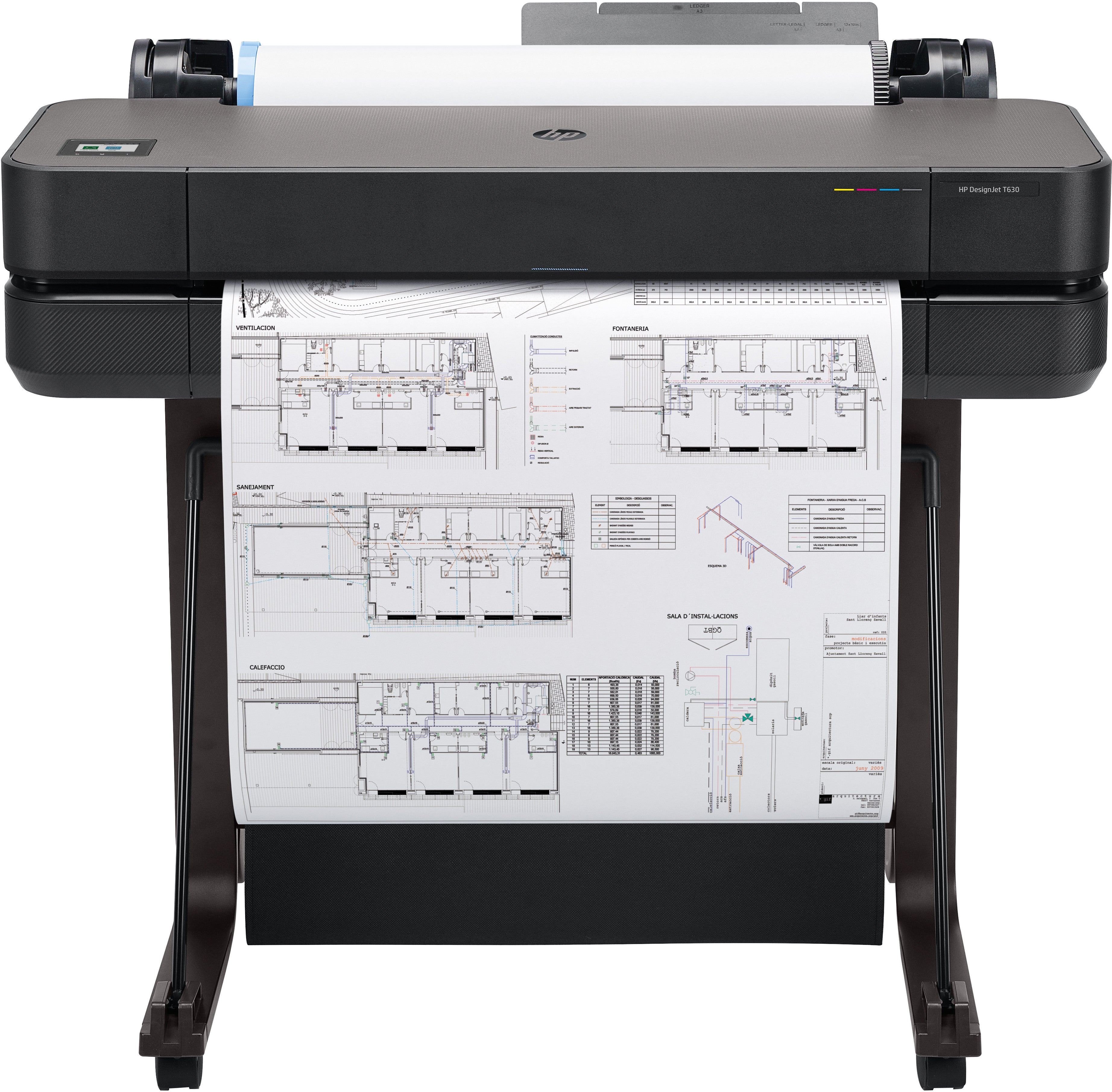 HP DesignJet T630 24-Zoll-Drucker:EU 5HB09A#B19 