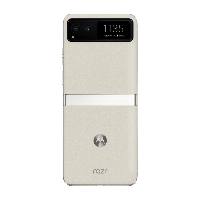 Motorola razr 40 17,5 cm (6,9 Zoll) Dual-SIM Android 13 5G USB Typ-C 8 GB 256 GB 4200 mAh Creme